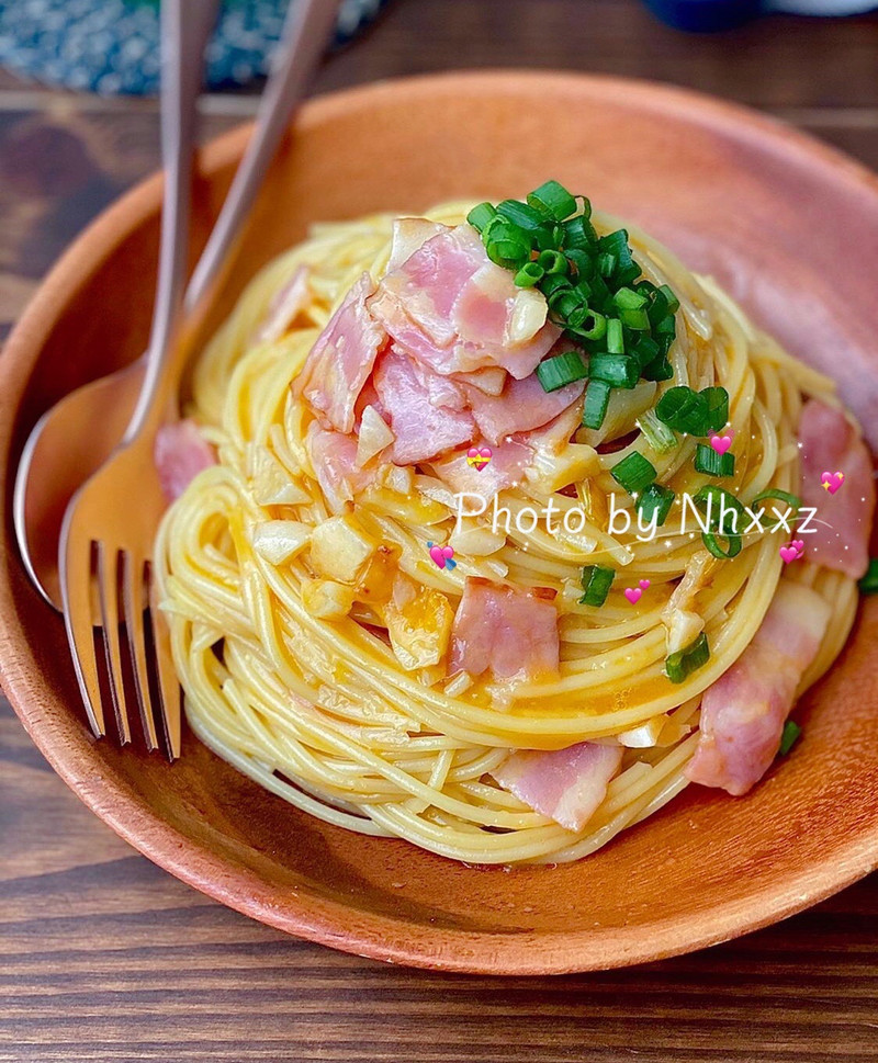 Bacon and Egg Pasta
