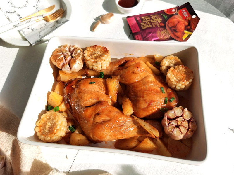 Grilled Orleans Chicken Thighs
