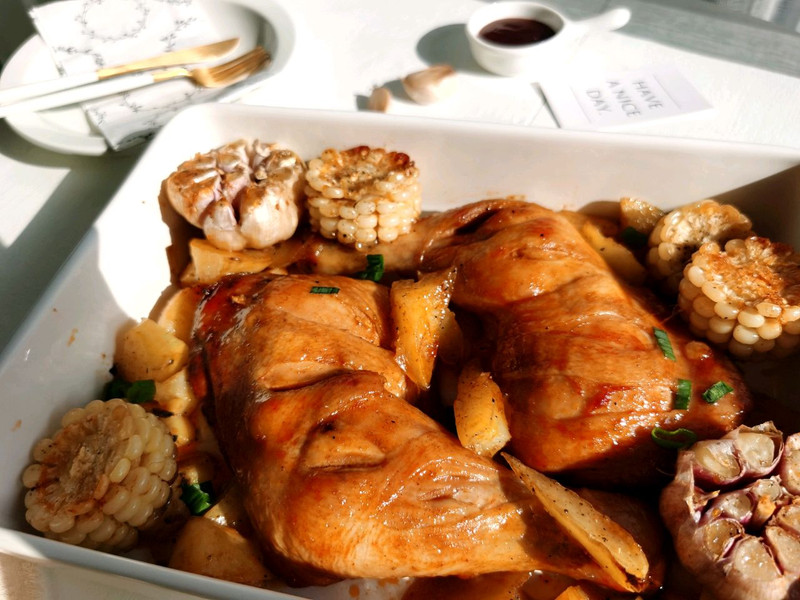 Grilled Orleans Chicken Thighs