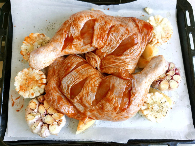 Grilled Orleans Chicken Thighs