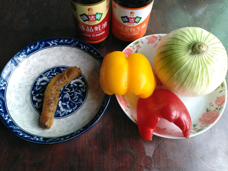 Stir-Fried Sea Cucumber with Bell Peppers