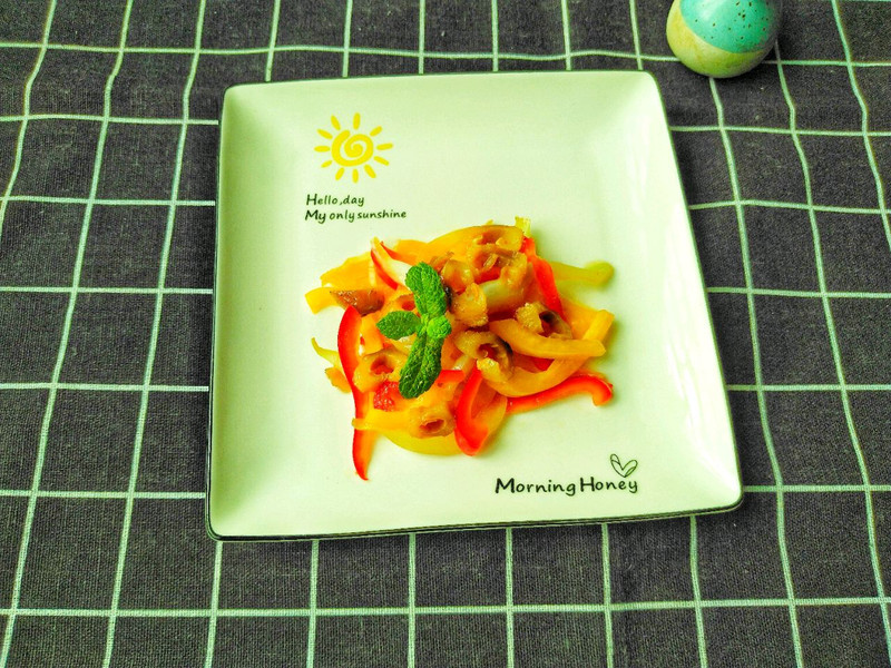 Stir-Fried Sea Cucumber with Bell Peppers