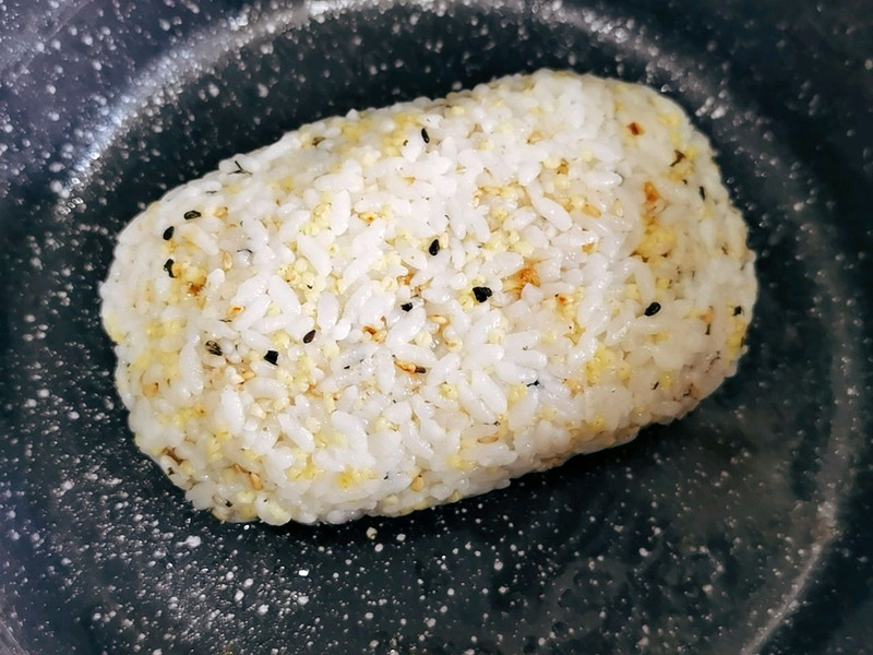 Pan Fried Rice Balls