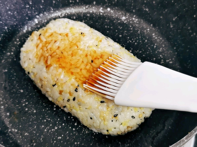 Pan Fried Rice Balls