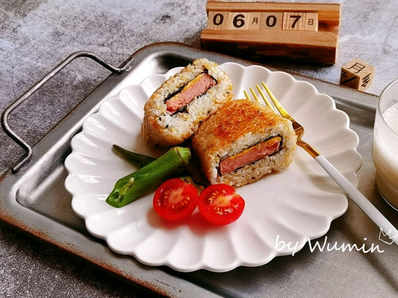 Pan Fried Rice Balls