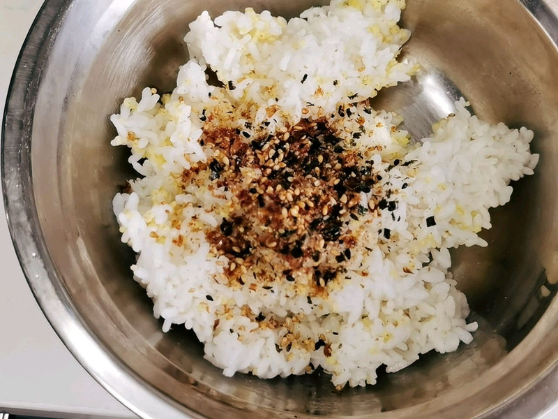 Pan Fried Rice Balls