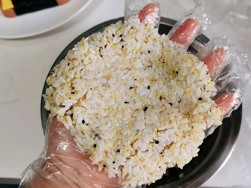 Pan Fried Rice Balls