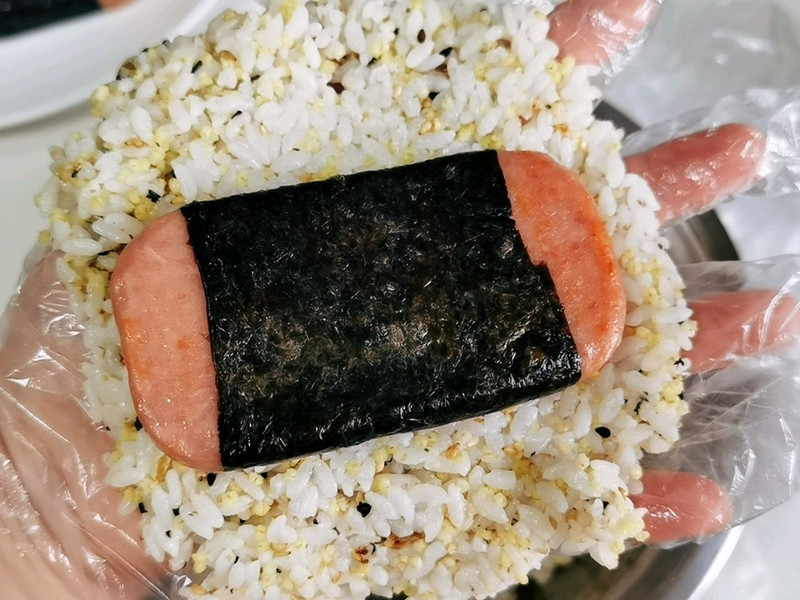 Pan Fried Rice Balls