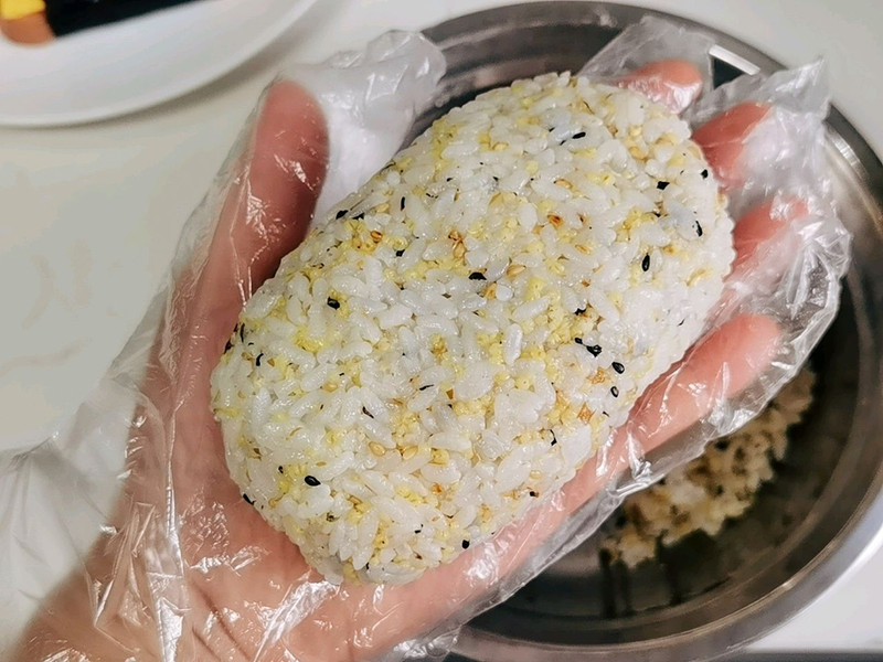 Pan Fried Rice Balls