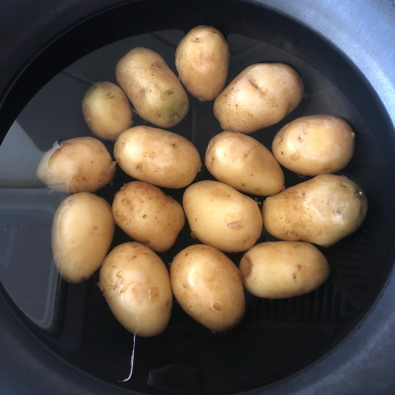 Pan Fried Baby Potatoes with Cumin