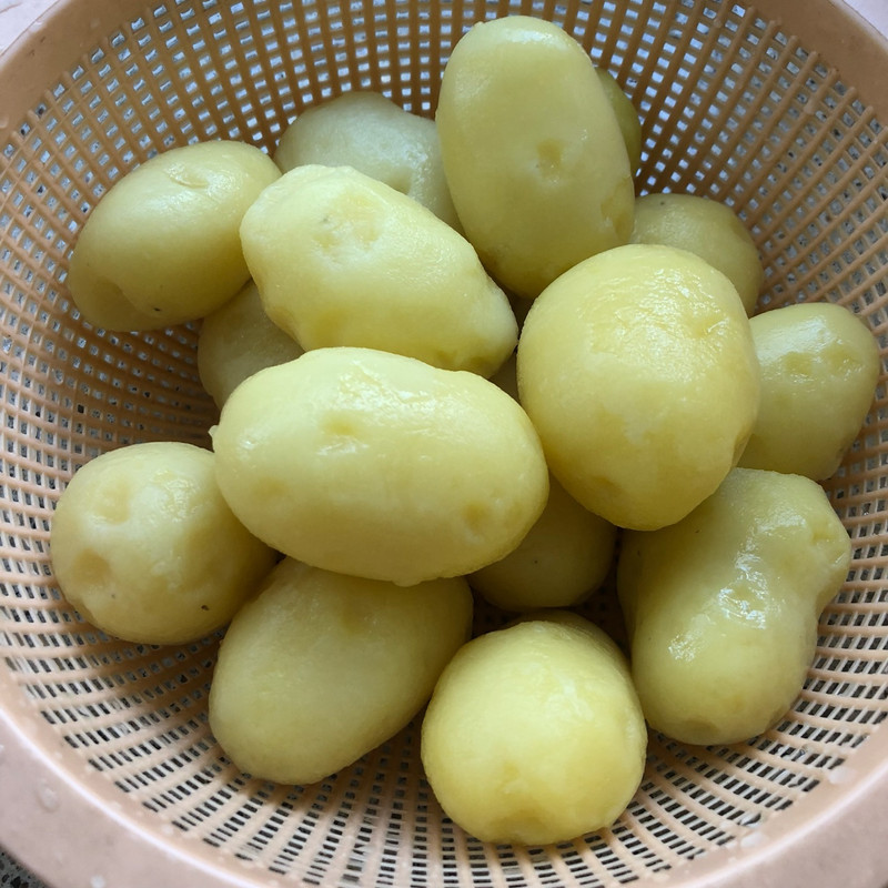 Pan Fried Baby Potatoes with Cumin