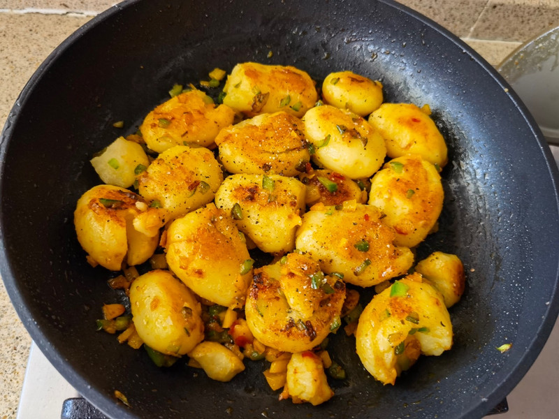 Pan Fried Baby Potatoes with Cumin