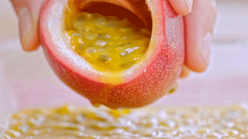 passion fruit custard