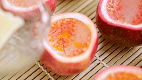 passion fruit custard