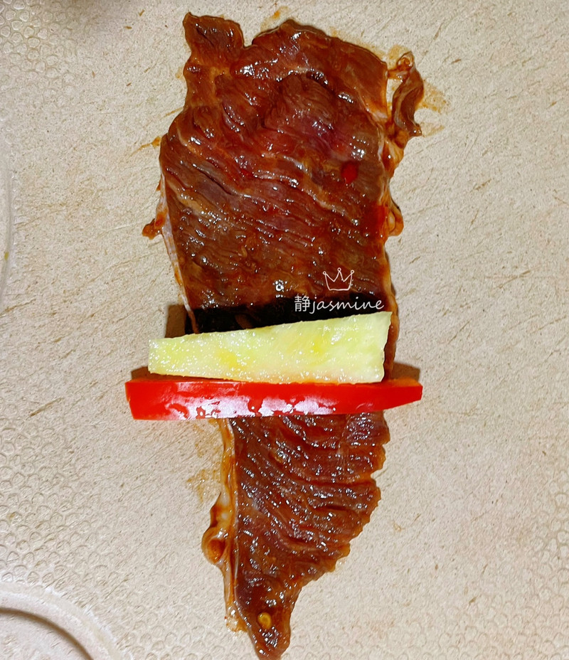beef with pineapple sauce