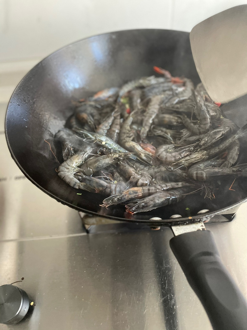 prawns in red sauce