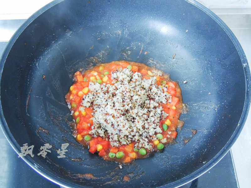 Quinoa Colorful Vegetable and Tomato Cup
