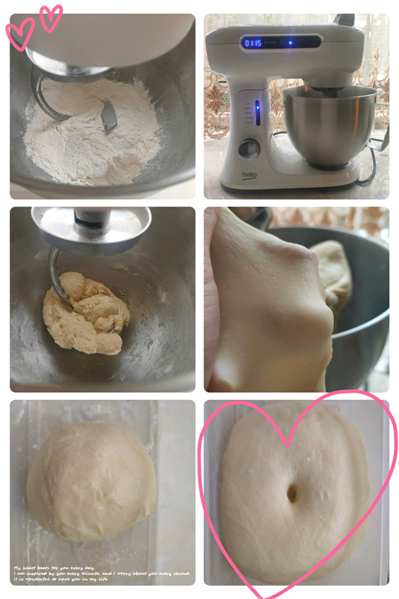 Red Bean and Condensed Milk Hand Bread