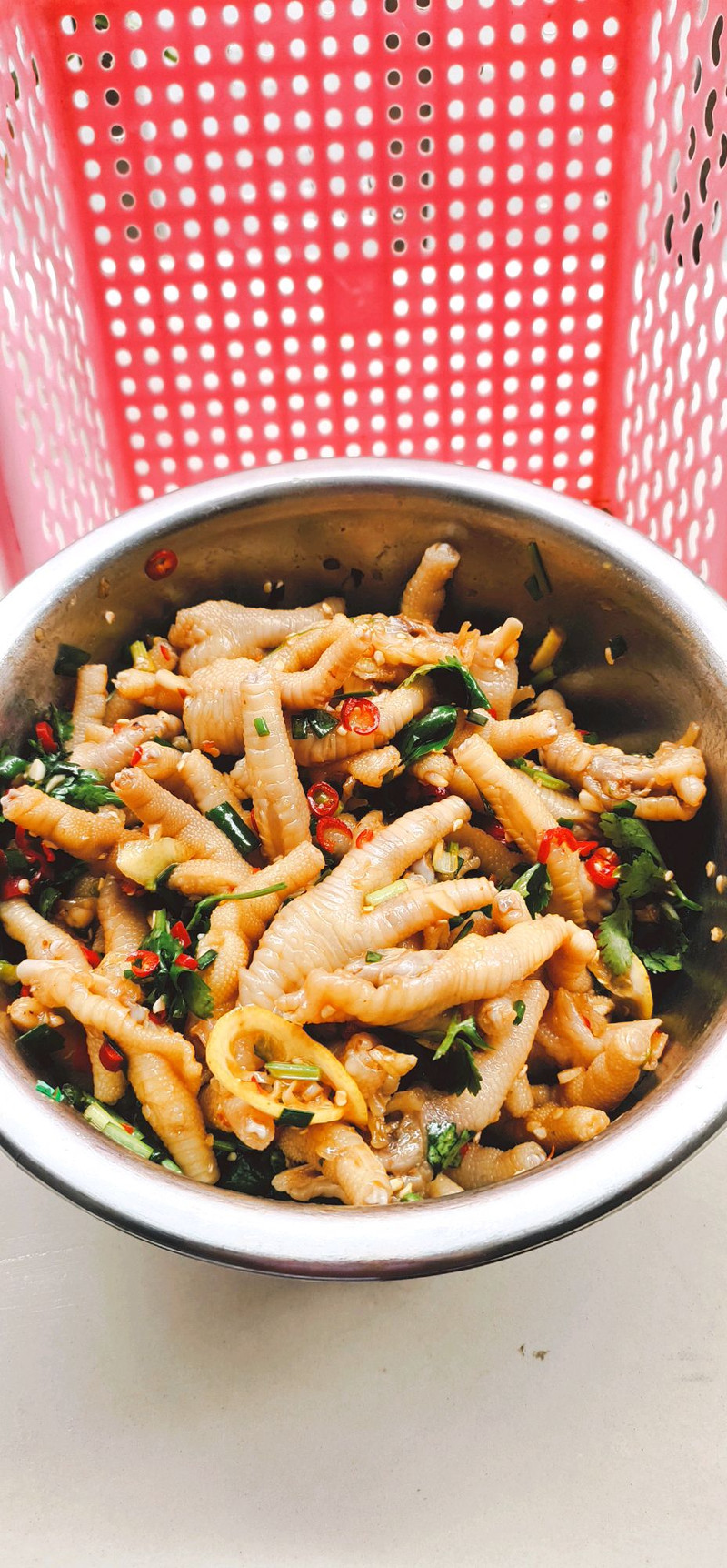 Spicy and Sour Cold Pineapple