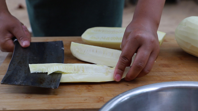 Stir-fried Bamboo Shoots and Melon