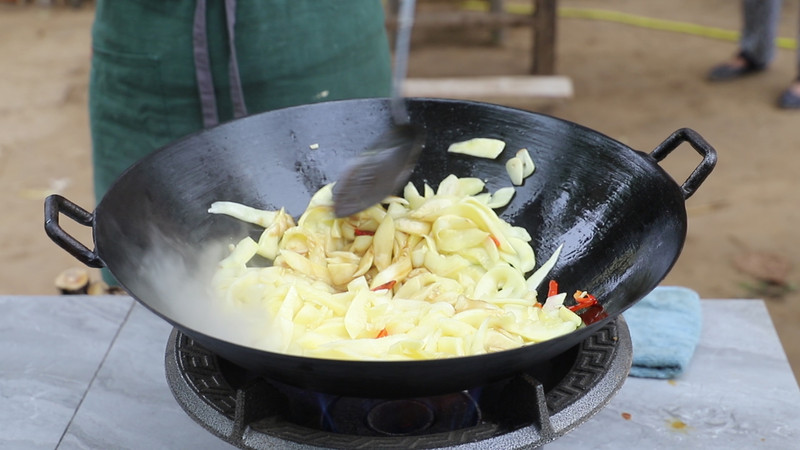 Stir-fried Bamboo Shoots and Melon
