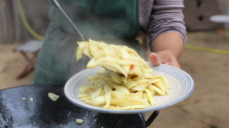 Stir-fried Bamboo Shoots and Melon