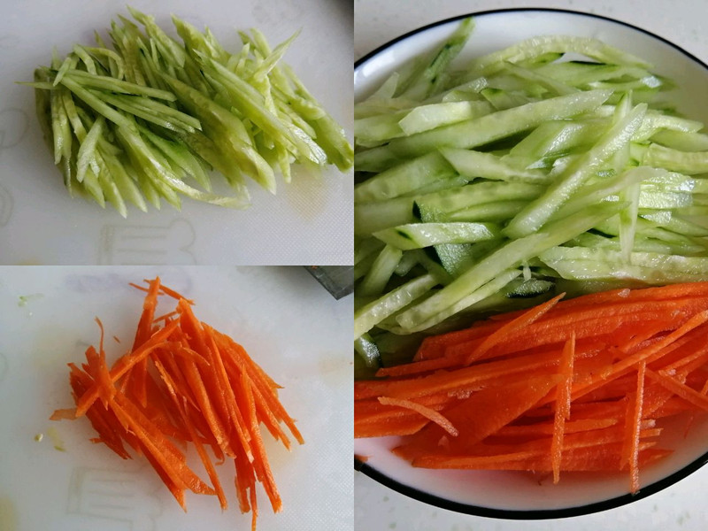 Shredded Chicken with Cucumber