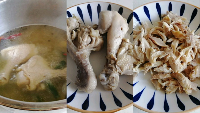 Shredded Chicken with Cucumber