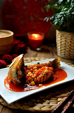 Chinese squirrel and cinnamon fish