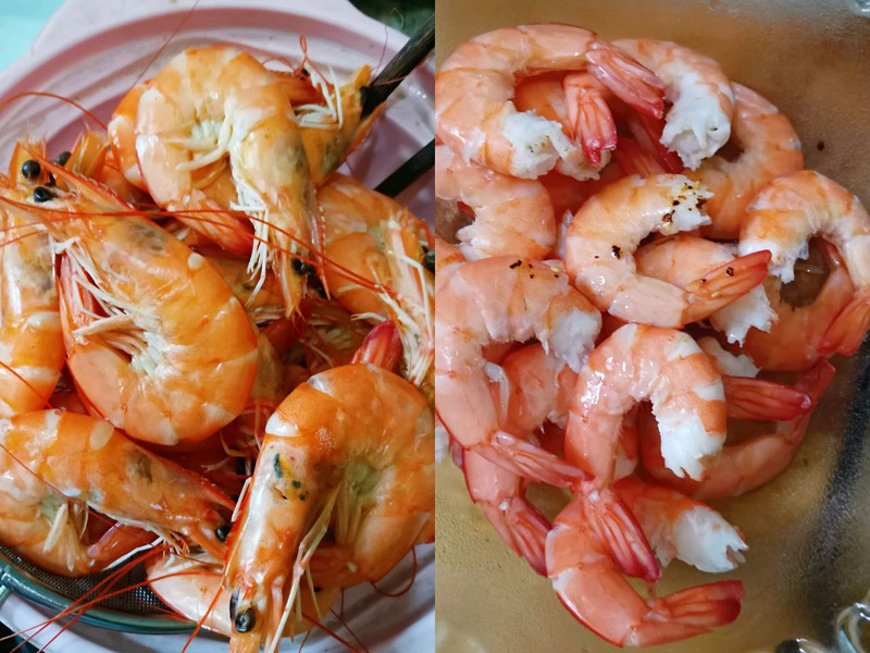 Cold Spicy Prawns