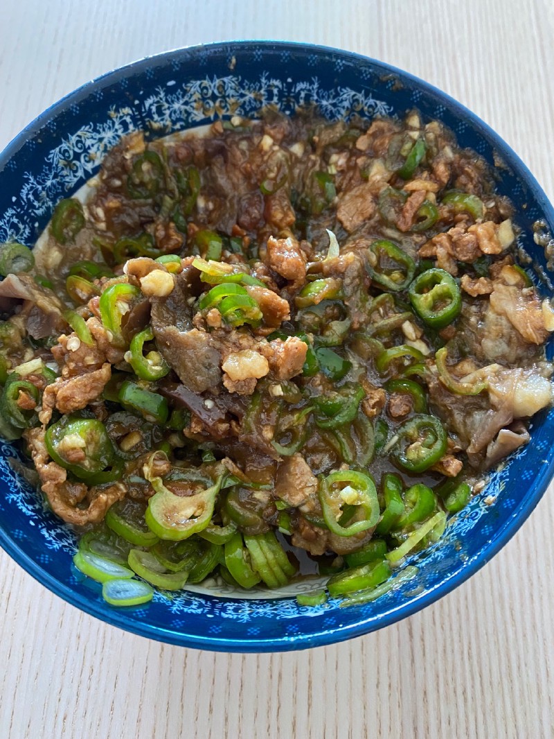 mashed eggplant