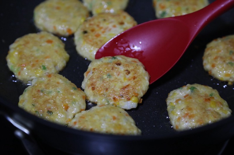 Tofu and Shrimp Patties