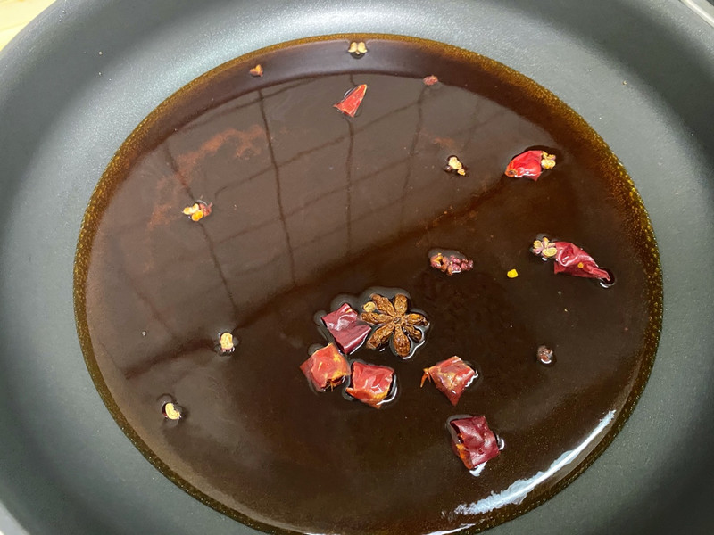 pickled melon strips