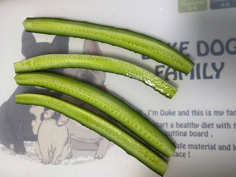 pickled melon strips