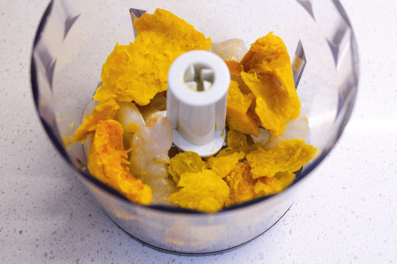 Pumpkin Shrimp Balls