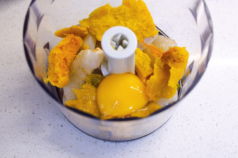 Pumpkin Shrimp Balls