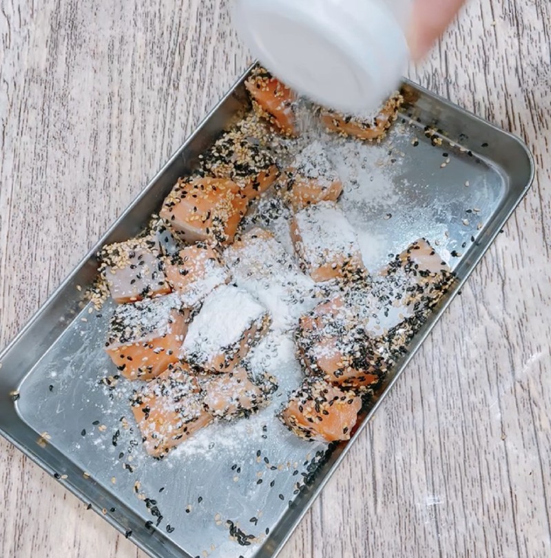 Sesame Salmon Chunks