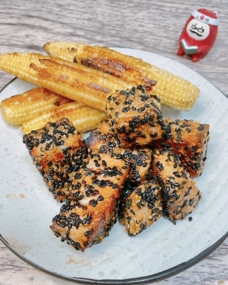 Sesame Salmon Chunks