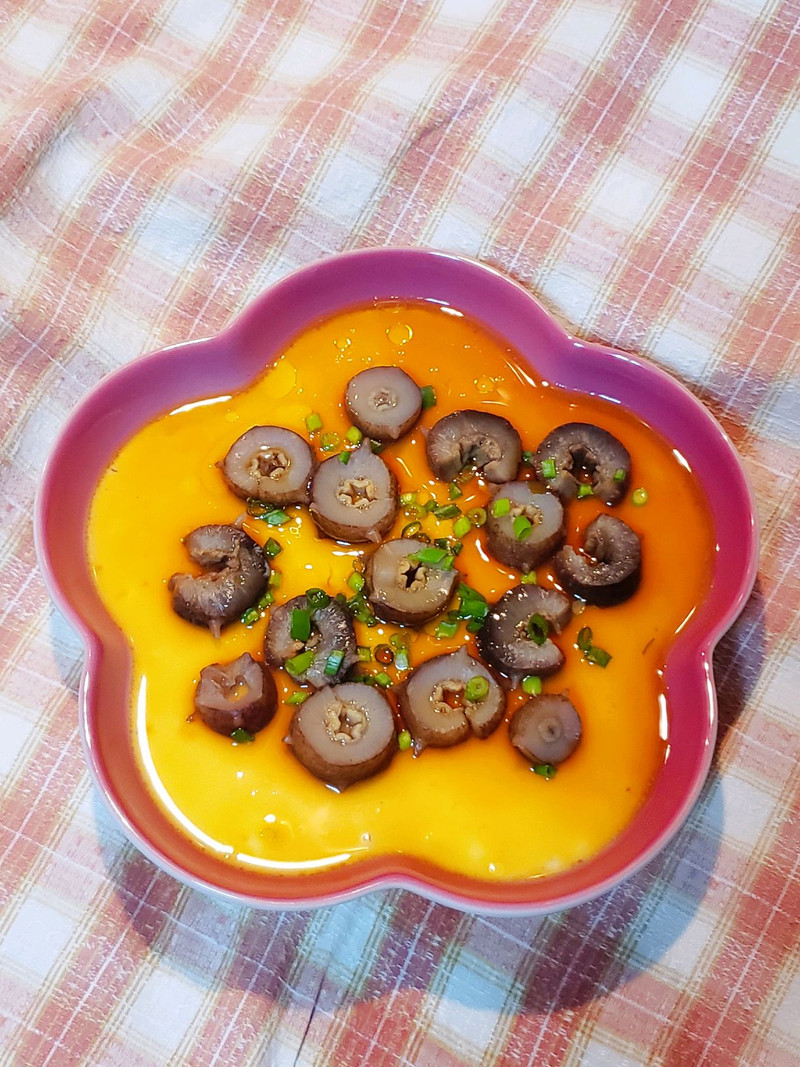 Steamed Egg with Sea Cucumber