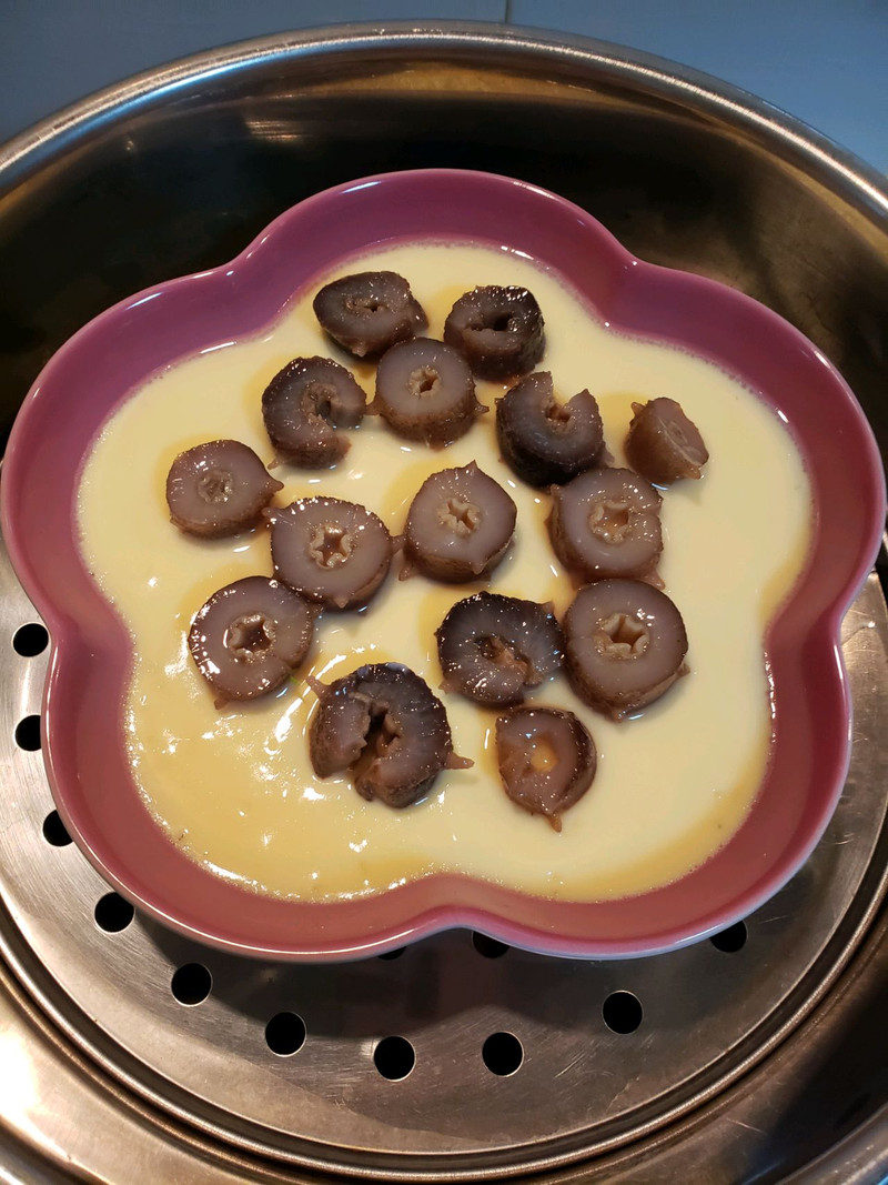 Steamed Egg with Sea Cucumber