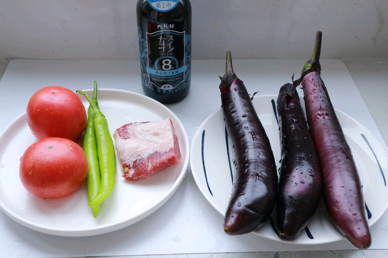Stir-fried Eggplant with Tomato