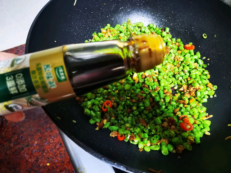Stir Fried Minced Pork with Beans