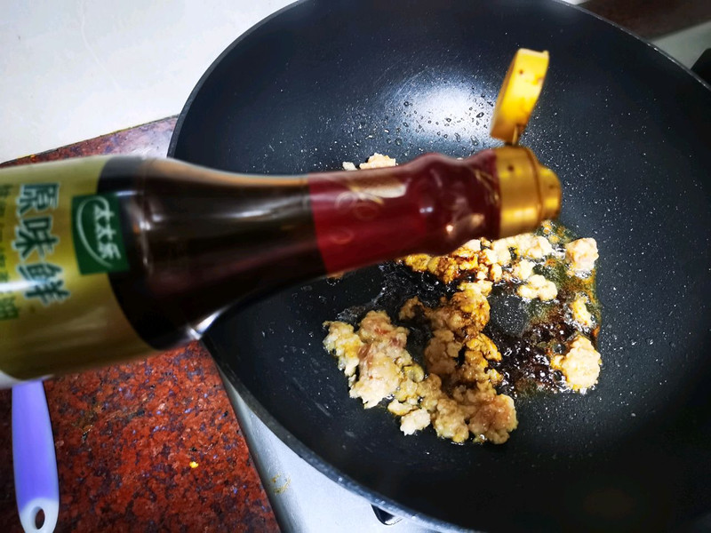 Stir Fried Minced Pork with Beans