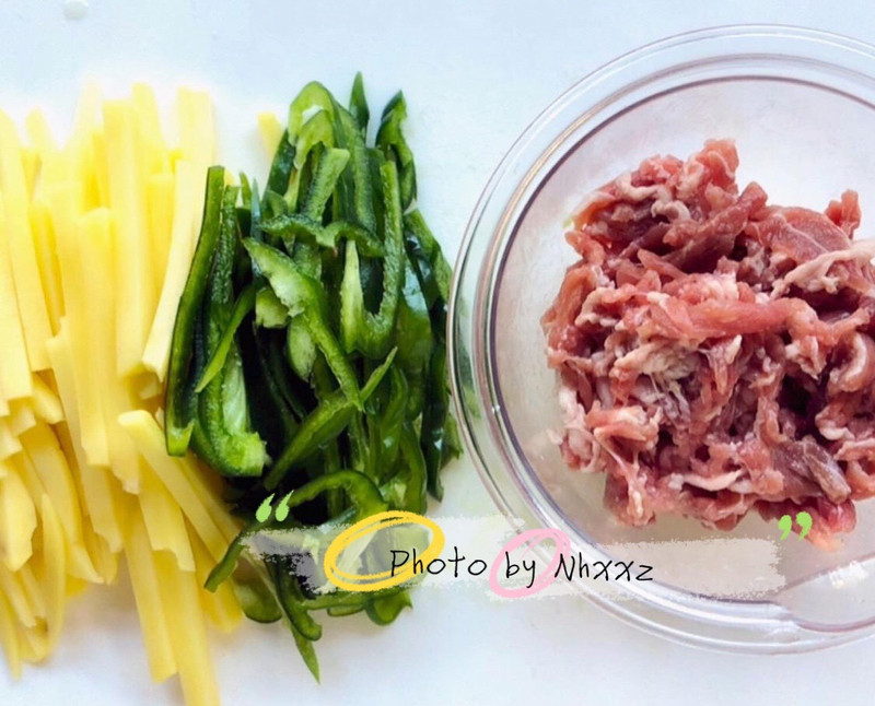 Stir Fried Pork with Green Pepper and Shredded Potato