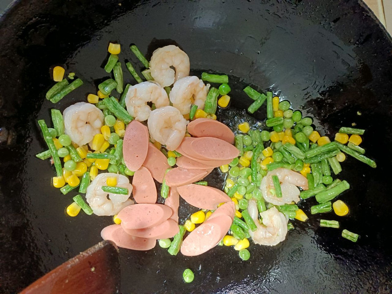 Sweet and Sour Ham and Shrimp Risotto