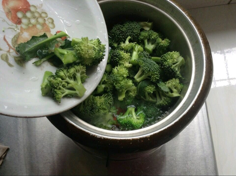 Vegetarian sauteed broccoli